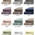 Multiple swatches of colors for sheets