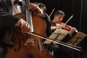 Davidson College musicians performing