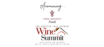 wine summit logo and information banner